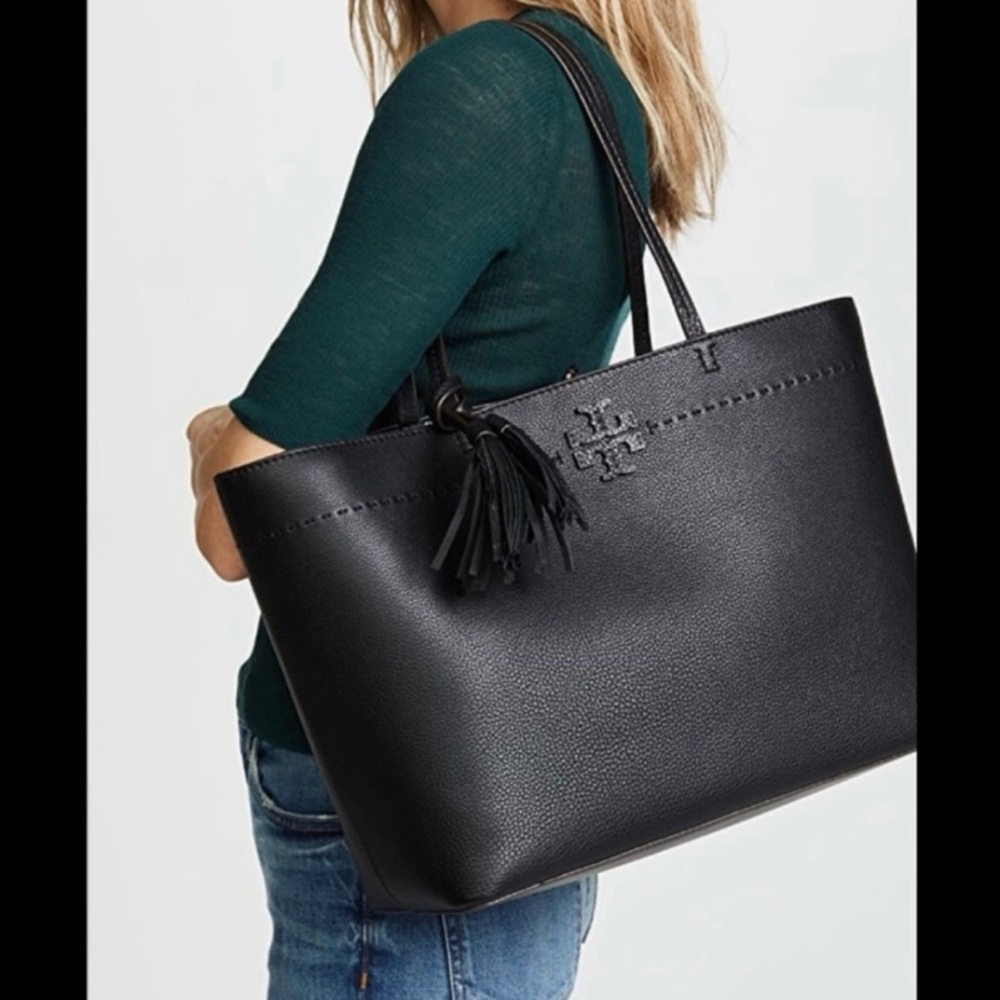 TORY BURCH Tote McGraw Bag Large Black